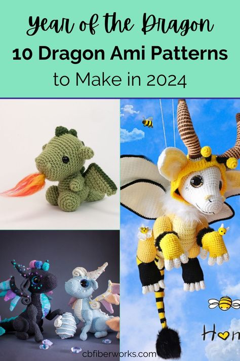 Looking for the perfect dragon to make this year? From small and adorable to detailed and complex, you'll find all sorts of incredible dragons on this list! Read the full article on cbfiberworks.com! Crochet Amigurumi Dragon Free Pattern, Free Crochet Dragon Patterns Easy, Easy Crochet Dragon Pattern Free, Free Crochet Dragon Pattern, Crochet Dragon Free Pattern, Amigurumi Dragon Free Pattern, Dragon Amigurumi Free Pattern, Free Dragon Crochet Pattern, Dragon Crochet Pattern