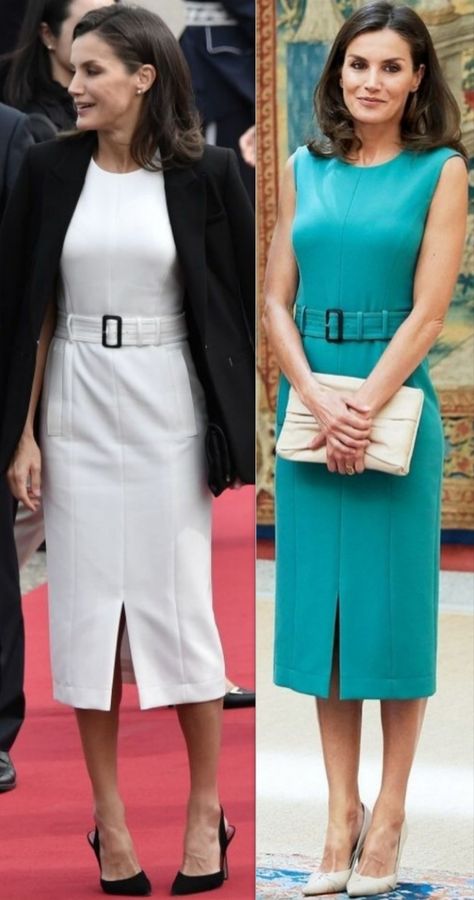 Letizia Ortiz Rocasolano Queen Letizia Style 2023, Queen Leticia, Princess Letizia, Business Outfits Women, Classy Work Outfits, Queen Letizia, Street Style Looks, Business Outfits, Her Style