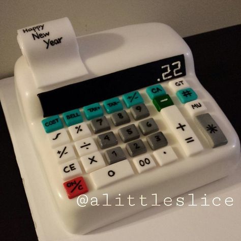 Accountant Cake Calculator cake for an accountant made by Christina Pagan & Yesenia Figueroa All hand carved, molded and painted. All... Calculator Cake, Calculator Design, Birthday Cake Writing, 1000 Followers, Protein Powder Recipes, Words Of Jesus, Followers On Instagram, Car Cake, Polymer Clay Canes