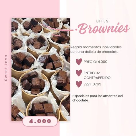 Los mejores brownies, listos para regalar, para llevar al trabajo, de merienda... 🎁💼🍫 #postres #delicia #brownieslover Brownies, On Instagram, Instagram