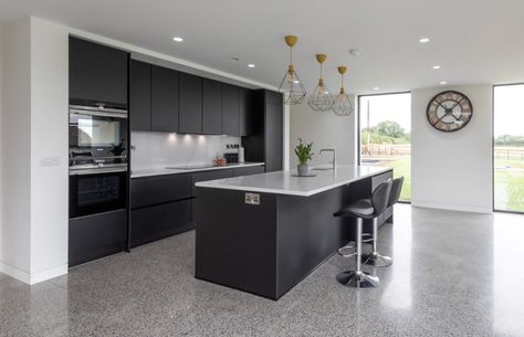 Black Fitted Kitchens Dublin & Ireland | JD Kitchens Ireland Kitchen Design, Fitted Kitchens, Luxury Look, Kitchen Units, Kitchen Plans, Kitchen Fittings, Elegant Designs, Black Kitchens, Dublin Ireland