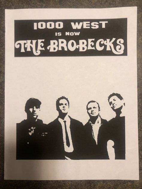 The Brobecks, Indie Rock Band, Dallon Weekes, Indie Rock, Rock Band, Long Legs, Music Poster, Going To Work, Rock Bands