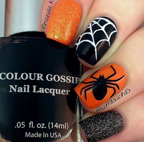 Halloween Instagram, Nail Design Glitter, Halloween Nails Diy, Holloween Nails, Halloween Nails Easy, Witchy Nails, Halloween Acrylic Nails, Cute Halloween Nails, Short Acrylic Nails Designs