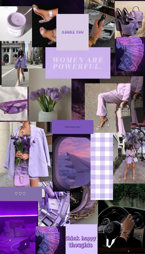 Lavender Luxury Aesthetic, Purple Aesthetic Lifestyle, Purple Lawyer Aesthetic, Purple Lifestyle Aesthetic, Purple Vision Board Wallpaper, Purple Business Aesthetic, Vision Board Purple, Purple Vision Board, Purple Mood Board