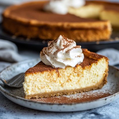 churro cheesecake slice - Cream Filled Churros Churro Cheesecake Cake, Pumpkin Churro Cheesecake, Churro Cheesecake Recipe, Churro Cheesecake Bites, Filled Churros, Churro Cupcakes, Cheesecake Slice, Japanese Dessert Recipes, Churro Cheesecake