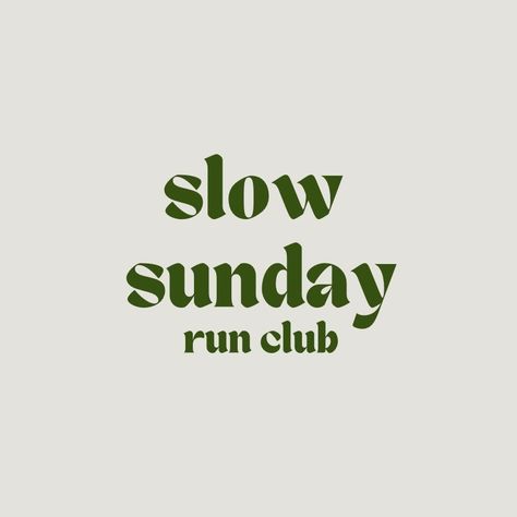 Slow Sunday Run Club (@slowsunday.runclub) • Instagram photos and videos Sunday Running Club, Run Club Aesthetic, Winter Arch, Club Quote, Slow Sunday, Lab Design, Run Club, Winter Arc, First Sunday