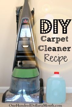 Carpet Diy, Galaxy Slime, Cleaning Painted Walls, Diy Carpet Cleaner, Carpet Cleaning Solution, Carpet Cleaning Hacks, Cleaner Recipes, Deep Cleaning Tips, Diy Cleaners