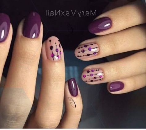 Purple Nail Art Designs, Purple Nail Art, Purple Nail Designs, Cute Nail Art Designs, Purple Nail, Short Nails Art, Diy Nail Designs, Pink Nail, Short Nail Designs