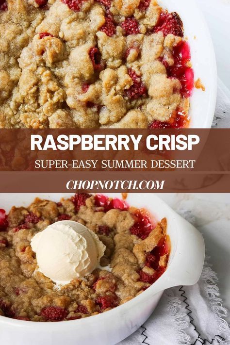 Dessert Recipes Using Fresh Raspberries, Raspberry Crisp Recipe Pioneer Woman, Recipes For Raspberries Desserts, Ww Raspberry Recipes, Raspberry Crisp Pioneer Woman, Ideas For Raspberries, Raspberry Desserts Fresh Raspberries, Rasberry Cobbler Easy, Frozen Raspberry Desserts Easy