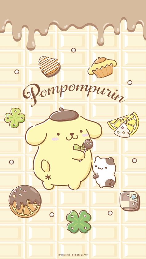 Sanrio Pompompurin, Cute Iphone Wallpaper Tumblr, Money Wallpaper Iphone, Cricut Christmas Ideas, Jelly Wallpaper, Walpaper Hello Kitty, Artsy Aesthetic, Cute Easy Doodles, Cute Desktop Wallpaper