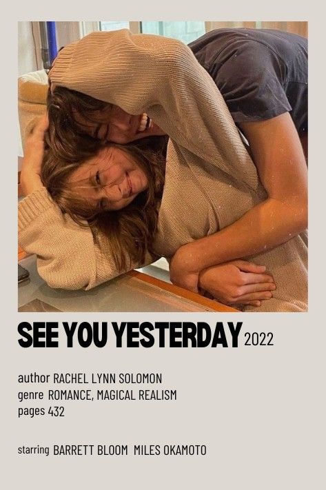 see you yesterday rachel lynn solomon See You Yesterday Aesthetic, See You Yesterday Book, See You Yesterday, See You Yesterday Book Aesthetic, Rachel Lynn Solomon, Reading Diary, Polaroid Poster, Inspirational Books To Read, Romance Authors