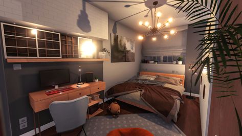 Game Bedroom Ideas, House Flipper, House Flippers, Closet Room, Indoor Swimming, Indoor Swimming Pools, Flipping Houses, Bedroom Ceiling Light, Good House