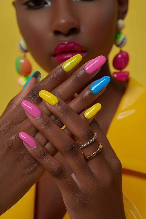 Summer Nails 2023 Color Trends in 2024 Summer Nails 2023 Color Trends, Nails 2023 Color Trends, 2023 Color Trends, Summer Nails 2023, Summer Nail Ideas, Color Wonder, Bright Summer Nails, 2023 Color, Tight Mini Dress