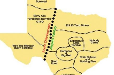 One Texas man has created a humorous new map that shows the “harsh realities” of Tacos in each region of the Lone Star State. Antonio Garcia, Only In Texas, Taco Dinner, Map Creator, Texas Man, Mexican Corn, Chile Relleno, Texas Country, Texas History