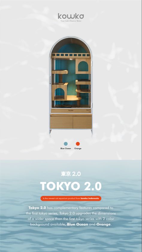 Tokyo 2.O Cat Aquarium is the newest collection from kowka indonesia. Cat Cafe Interior, Cat Aquarium, Cat Furniture Design, Interior Balcony, Cat Hotel, Condo Interior, Cat Playground, Animal Room, Pet House