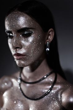 Glitter Shoot, Futuristic Makeup, Canterbury Tales, Grace Loves Lace, Beauty Hacks Video, Fantasy Makeup, Glitter Makeup, Editorial Makeup, Beauty Editorial