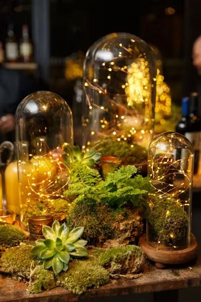 Indoor Forest Wedding | Colin Cowie Lifestyle | PartySlate Forest Wedding Table Decor, Indoor Forest Wedding, Forest Wedding Table, Woodland Table Decor, Indoor Forest, Forest Wedding Ceremony, Fern Wedding, Enchanted Forest Theme, Burgundy Dahlia