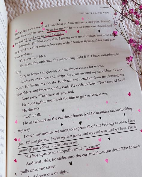 Lyric Annotation Aesthetic, Pretty Book Annotations, Cute Annotations Book, Love And Other Words Annotations, Addicted To You Annotations, Amy Core, Quotes Romance, Book Pic, Book Annotating