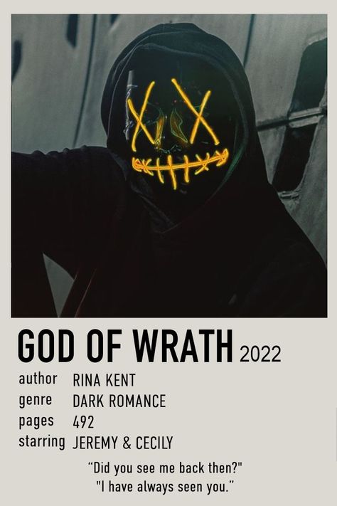 God Of Wrath Rina Kent Book, God Of Wrath Rina Kent Aesthetic, The Heathens Legacy Of Gods, Wrath Aesthetic, Jeremy Volkov, God Of Wrath, Book Reading Journal, Reading Motivation, Romantic Book Quotes