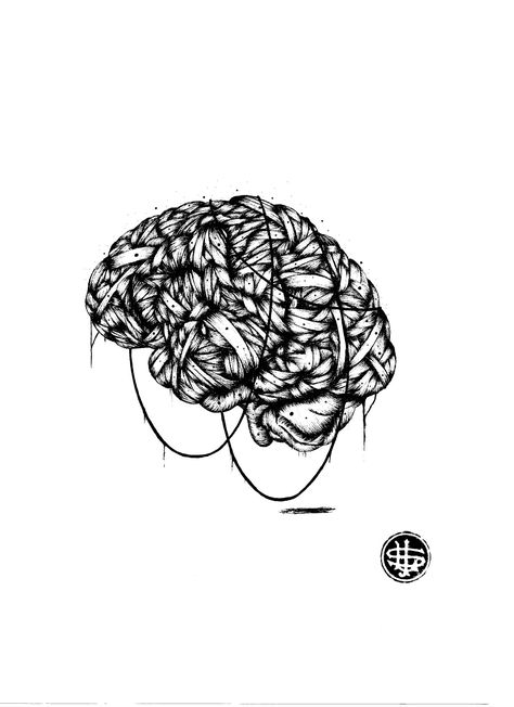 Brain Tattoos, Brain Drawing, Brain Tattoo, Brain Power, Unique Website, Follow My Instagram, Custom Tattoo, Follow Me On Instagram, Art Work