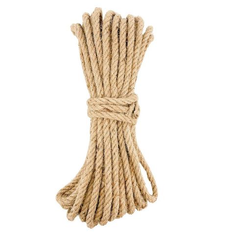 PetierWeit Hemp Rope 10mm 50FT Jute Twine Rope Heavy Duty Thick Twine Gardening Natural Burlap Twine String Soft Durable Jute String for Ribbon, Wrap, and Other Crafts Accessory Ribbon Wrap, Garden Hand Tools, Hemp Rope, Craft Accessories, Jute Twine, Natural Jute, Hand Tools, Twine, Burlap