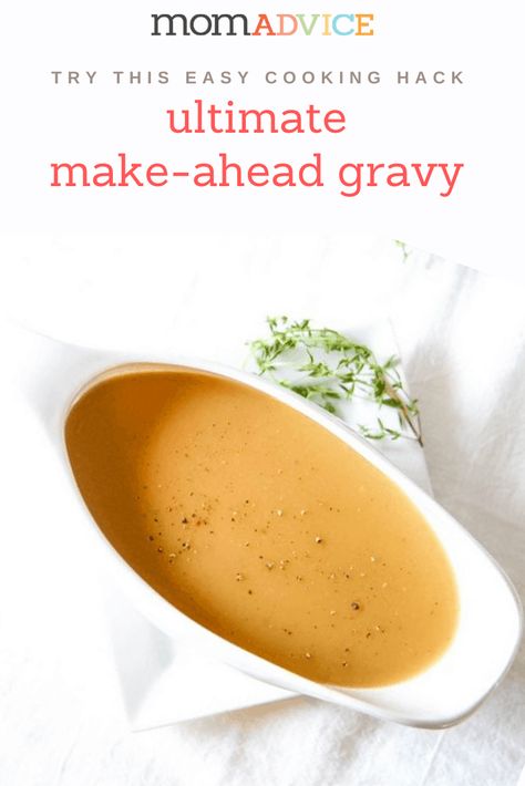 Make Ahead Gravy, Make Ahead Turkey Gravy, Easy Gravy Recipe, Gluten Free Stuffing, Desserts Christmas, Thanksgiving Meal, Chicken Gravy, Turkey Gravy, Thanksgiving Dishes