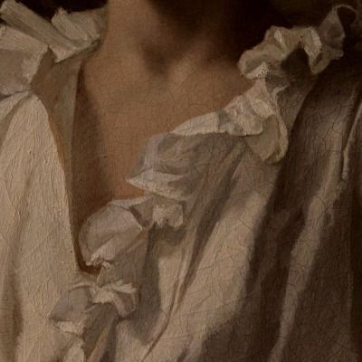 Close Up, A Woman, White