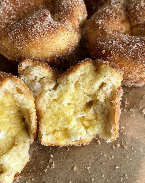 Churro Sourdough Popovers — Well Made by Kiley Sourdough Discard Churros, Apple Popovers, Sourdough Popovers, Sourdough Treats, Sourdough Dessert, Starter Sourdough, Internal Health, Recipe Using Sourdough Starter, Wyse Guide