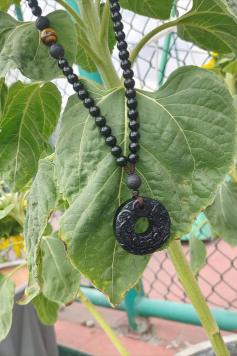 Pi xiu necklace length: 27inch ( 69cm ) Symbol For Wealth, Black Obsidian Necklace, Mythical Animals, Energy Protection, Obsidian Necklace, Lucky Symbols, Mythical Animal, Let It Out, Amulet Necklace