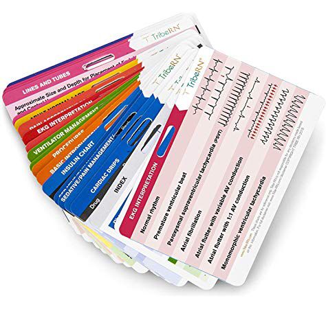 Amazon.com : 2019 PocketGuru Set by Tribe RN - 85 Scrub Pocket Sized Nurse Reference Cards - (Bonus Nursing Cheat Sheets) Perfect Nurse or Nursing Student Gifts - Studying and Clinical Rounds : Office Products Insulin Chart, Nursing School Essentials, Nursing Labs, Nursing Flashcards, Ekg Interpretation, Nursing Cheat Sheet, Nursing Cheat, Nursing School Essential, Nursing Badge