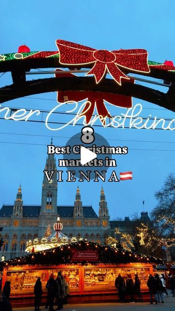 Benedikt & Kinga | Travel and Adventure on Instagram: "🇦🇹8 Best Christmas Markets in Vienna🇦🇹  Opening times for 2024🎄✨🎅  ✨Advent Market @ Karlsplatz: 🗓️ 15.11. - 23.12.2024  ✨Christmas Village @ Maria Theresien Platz: 🗓️ 13.11. - 31.12.2024  ✨Christmas Village @ Belvedere Palace: 🗓️ 15.11. - 31.12.2024  ✨Christmas Market @ Schönbrunn Palace: 🗓️ 08.11. - 06.01.2025  ✨Christkindlmarkt @ Rathausplatz: 🗓️ 06.11. - 26.12.2024  ✨Christmas Market @ Stephansplatz: 🗓️ 08.11. - 26.12.2024  ✨Weihnachtsmarkt am Hof: 🗓️ 15.11. - 23.12.2024  ✨Altwiener Christkindlmarkt: 🗓️ 15.11. - 23.12.2024 • *They are not ranked in a specific order. They are all great in their own way.  • #christkindlmarkt #vienna #christmasmarket #christmastime #christmas #viennanow #viennaaustria #christmaslights" Belvedere Palace, Schönbrunn Palace, Best Christmas Markets, Travel And Adventure, Austria Travel, E Day, Christmas Markets, 2024 Christmas, Vienna Austria