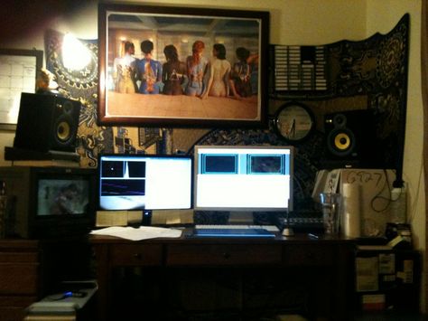 Another layout for my Edit Bay Editing Bay, Trade School, Video Editing, Home Office, Layout, Film