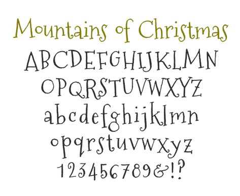 Elf Font, Christmas Fonts Alphabet, Scrapbook Fonts, Fonts Handwriting Alphabet, Fonts Quotes, Christmas Fonts Free, Christmas Font, Handwriting Alphabet, Pretty Fonts