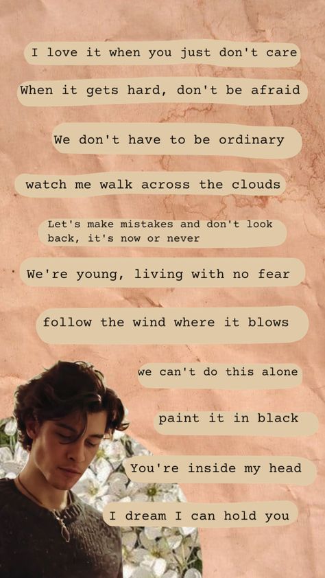 shawn mendes lyric dump #shawn #shawnmendes #vintage #aesthetic #quotes Shawn Mendes Aesthetic Vintage, Vintage Aesthetic Quotes, Shawn Mendes Lyrics, Shawn Mendes Wallpaper, Aesthetic Quotes, Songs Lyrics, Aesthetic Vintage, Shawn Mendes, Vintage Aesthetic