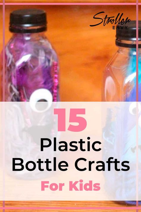 Plastic bottle crafts are a great way to get your little ones excited about crafting. Plus, they're easy to find, and they can be reused in all sorts of different ways. #strollerenvy #plasticbottlecraftsforkids Ensure Bottle Crafts, Empty Water Bottle Crafts, Plastic Water Bottle Crafts Diy, Plastic Bottle Crafts For Kids Easy, Recycled Water Bottle Crafts, Water Bottle Crafts For Kids, Kids Water Bottle Crafts, Plastic Water Bottle Crafts, Pig Crafts For Kids