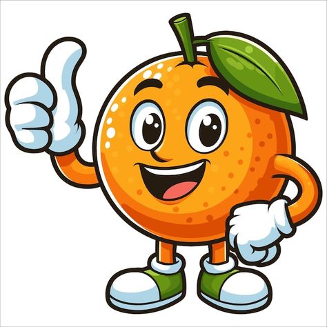 Cartoon Fruit Drawing, Orange Cartoon Characters, Orange Fruit Drawing, Fruits Party, Fruit Character, Free Cartoon Characters, Orange Cartoon, Preschool Charts, Cartoon Orange