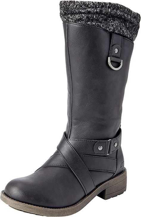 RocketDog #Rocket #DogWomen's #Dog #Women'sTelsa #Women's #TelsaFashion #Telsa #FashionBoot #Fashion #Boot Comfy Boot, Dog Store, Boot Straps, Rocket Dog, Tall Boot, Block Heel Shoes, Only Shoes, Boot Brands, Autumn Outfit