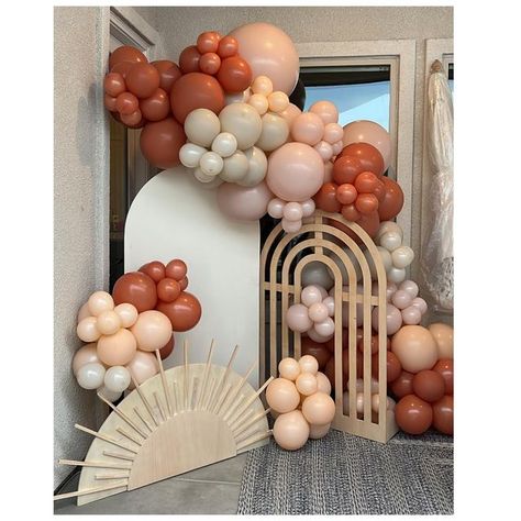 Boho Sun Backdrop, Boho Rainbow Balloon Garland, Sunset Balloon Arch, Hobby Lobby Backdrop, Here Comes The Sun Balloon Arch, Boho Balloon Garland Backdrop, Sun Balloon Arch, Sun Balloon Garland, Boho Balloon Arch