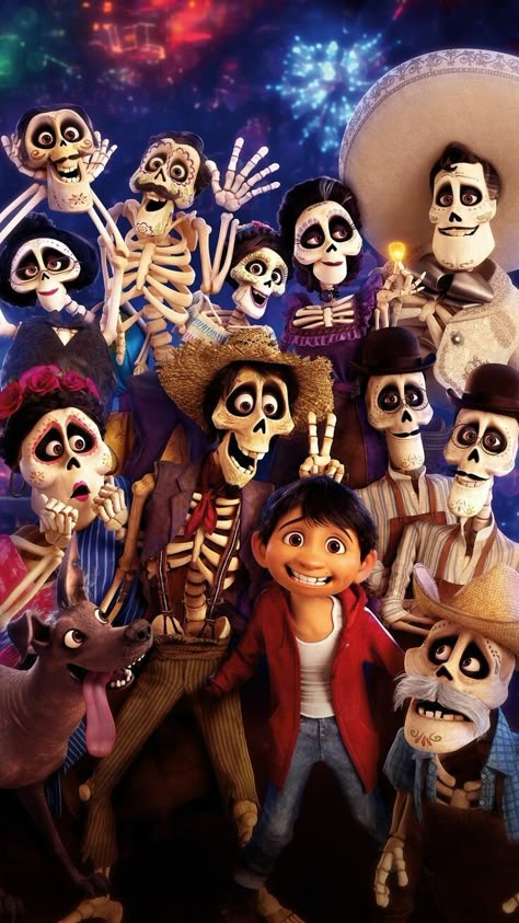 Coco Film, Coco 2017, Disney Coco, Disney Movie Posters, Animation Disney, Wallpaper Disney, Disney Posters, Film Disney, Wallpaper Halloween