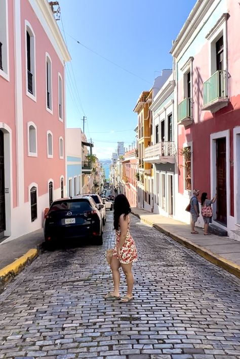 A girl in Old San Juan