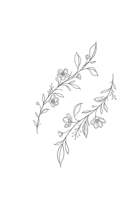 Vine Arm Wrap Tattoo Design, Small Arm Vine Tattoo, Simple Full Leg Tattoos, Small Flowers On Vines Tattoo, Small Vine Of Flowers Tattoo, Vine Like Tattoos, Simple Flower Wrap Around Arm Tattoo, Vine Wrap Tattoo Stencil, Tattoo Vines And Flowers Arm