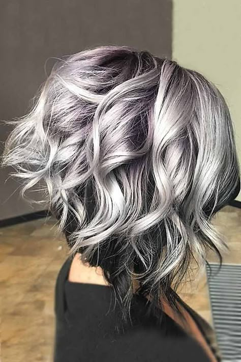 Gray Hairstyles, Grey Ombre Hair, Gorgeous Gray Hair, Beautiful Gray Hair, Silver Highlights, Balayage Blonde, Silver Hair Color, Silver Grey Hair, Blending Gray Hair