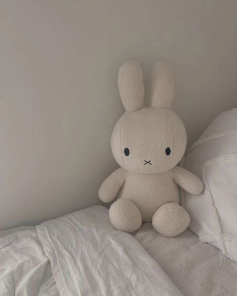 White Grey Aesthetic, White + Core + Aesthetic, Miffy Pfp, Miffy Aesthetic, Miffy Plush, Grey And White Bedding, Love Myself, Future Apartment, Anime Wall Art