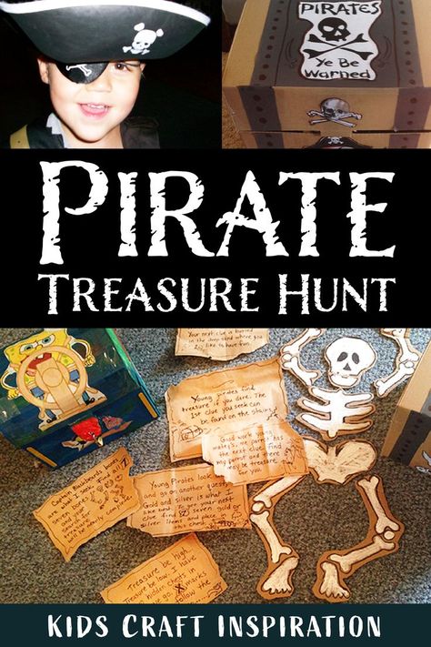 Pirate Treasure Hunt For Kids, Pirate Activity, Pirate Scavenger Hunts, Treasure Maps For Kids, Treasure Hunt Map, Pirate Treasure Hunt, Treasure Hunt For Kids, Pirate Activities, Treasure Hunt Clues