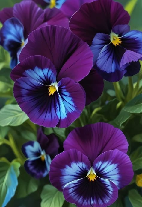 Pansy Leaves, Pansy Photo, Capricorn Painting, Pansy Wallpaper, Hydrangeas Art, Flower References, Sweet Violet, Pansy Flowers, Flower Close Up