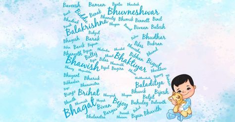 Baby Boy Names Starting With B Traditional Baby Boy Names, Most Unique Baby Names, Sanskrit Baby Boy Names, English Baby Boy Names, B Baby Names, Hindu Names For Boys, Male Baby Names, Gujarati Culture, Trendy Baby Boy Names