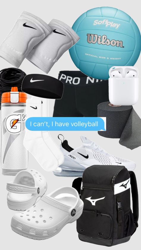 #volleyball #volleyballgirl Volleyball Things To Buy, Volleyball Checklist, Volleyball Needs, Volleyball Fits, Volleyball Things, Volleyball Aesthetic, Basketball Outfit, Volleyball Girl, Sport Essentials