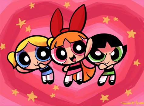 Cartoon Network Tv, Powerpuff Girls Cartoon, Super Nana, Powerpuff Girls Wallpaper, Powerpuff Girls Fanart, Rowdyruff Boys, Ppg And Rrb, Girls Wallpaper, Powerpuff Girl