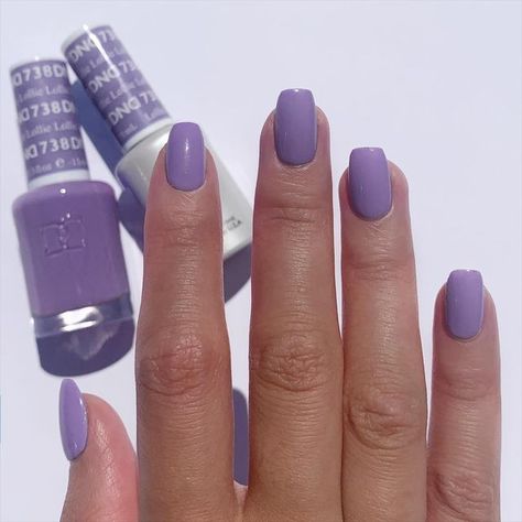 Dnd Gel Purple, Dnd Gel Nail Polish, Builder Gel Nails, Band Nails, Dnd Gel Polish, Pretty Nail Polish, Powder Nail Polish, Daisy Nails, Uv Gel Nail Polish