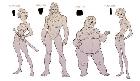 TB Choi on Twitter: "Demo at my Advance Class. *Character design… " Diverse Body Types Drawing, Slim Character Design, Stoic Character Design, Side View Full Body Reference, Character Design Lineup, Character Design Body Types, Slouched Pose Reference, Arrogant Pose, Poses For Character Design